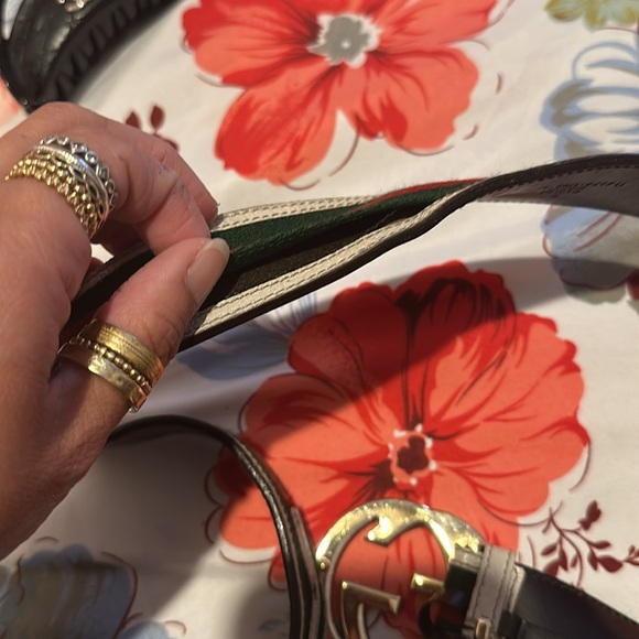 gucci belt (web trim belt) - Picture 3 of 4